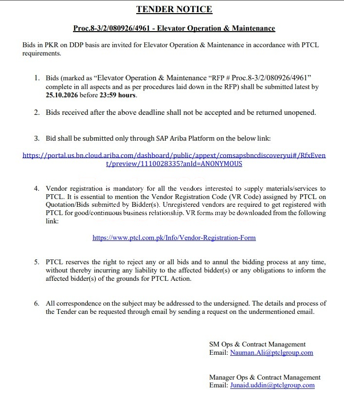 Tender Document