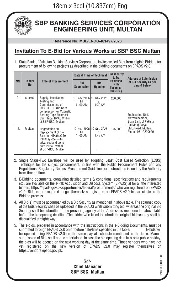 Tender Document