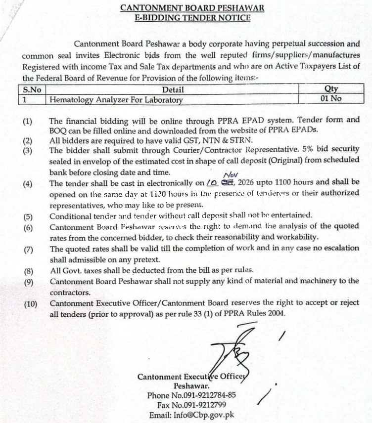 Tender Document