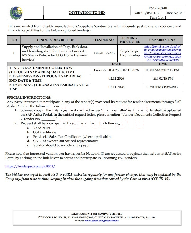 Tender Document
