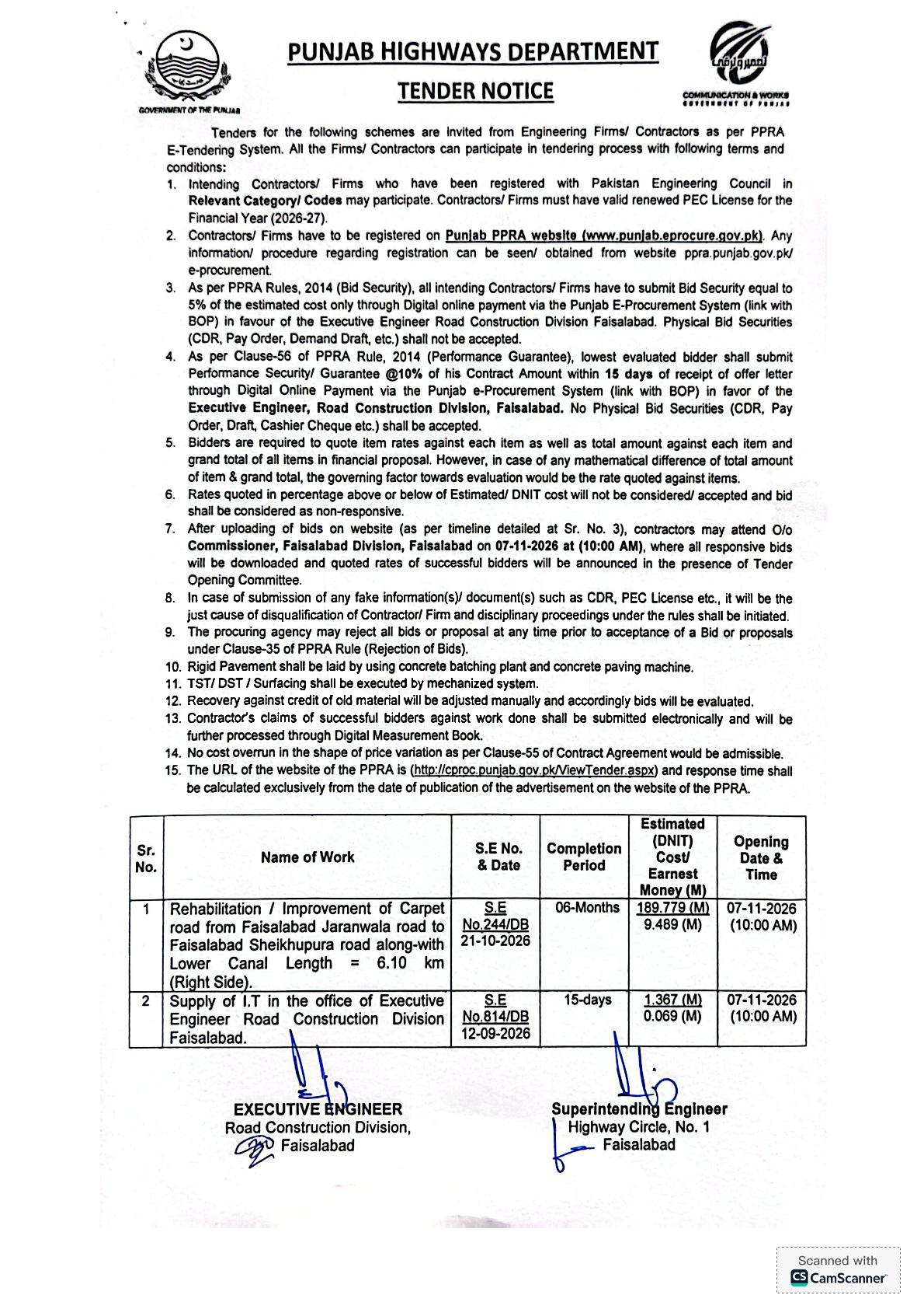 Tender Document