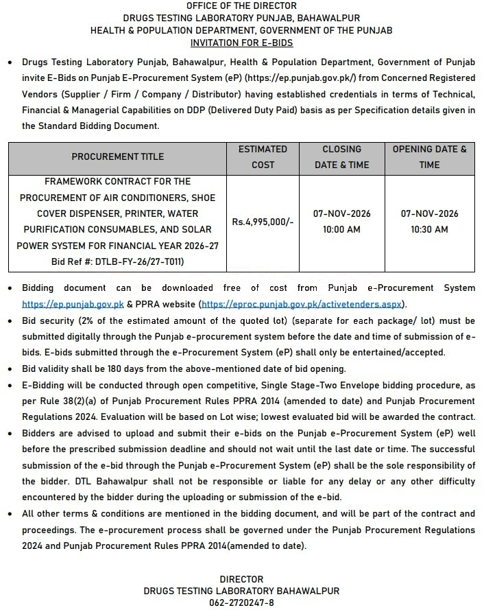 Tender Document