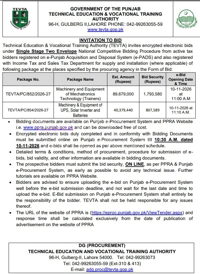 Tender Document