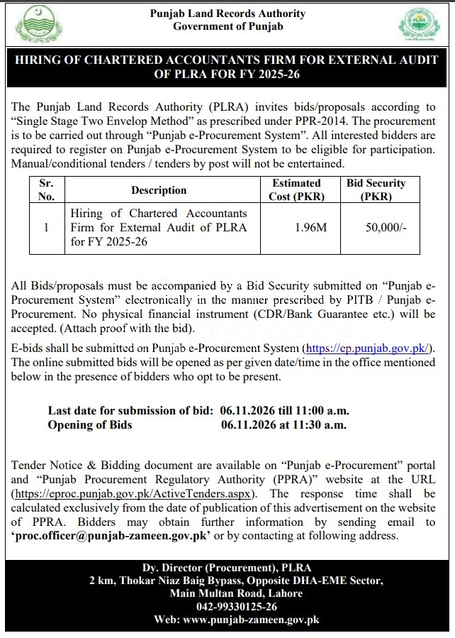 Tender Document