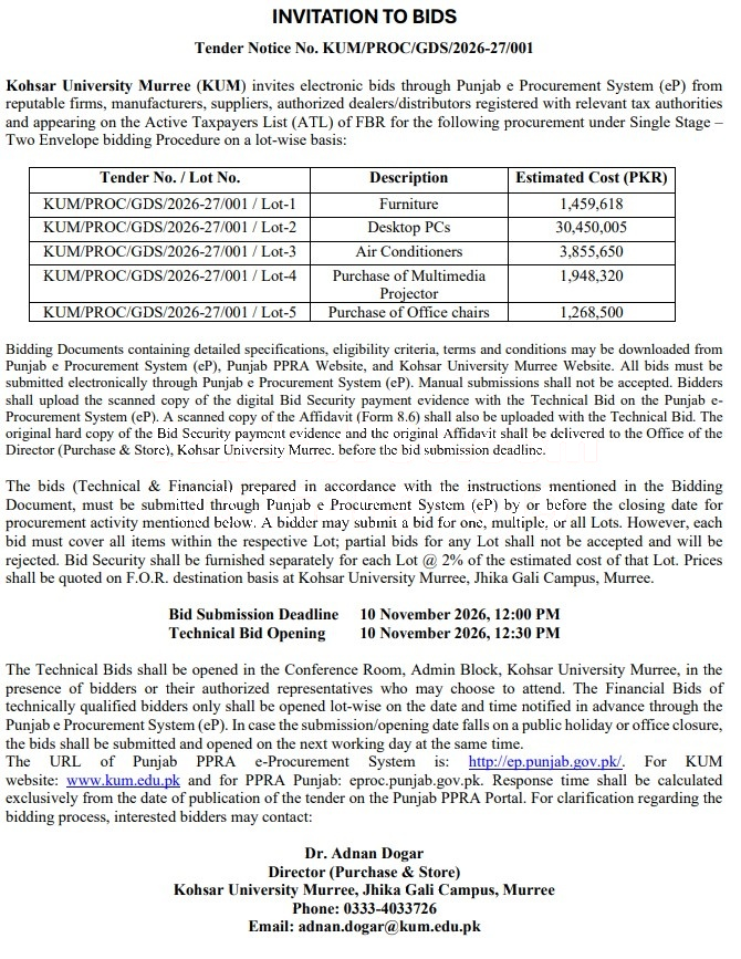 Tender Document
