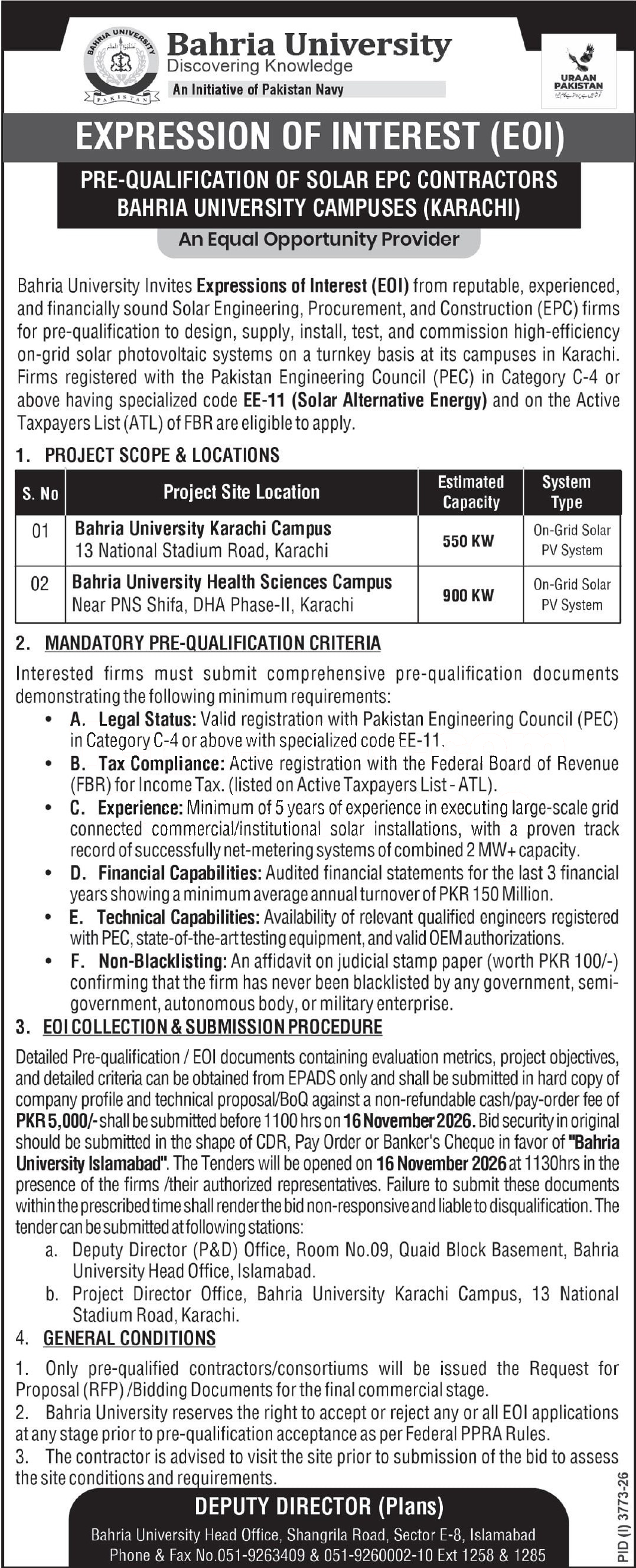 Tender Document