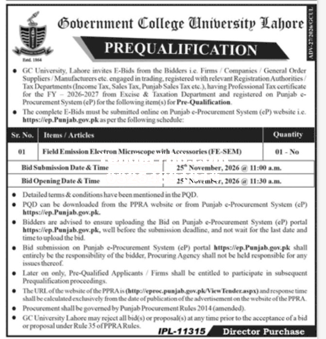 Tender Document