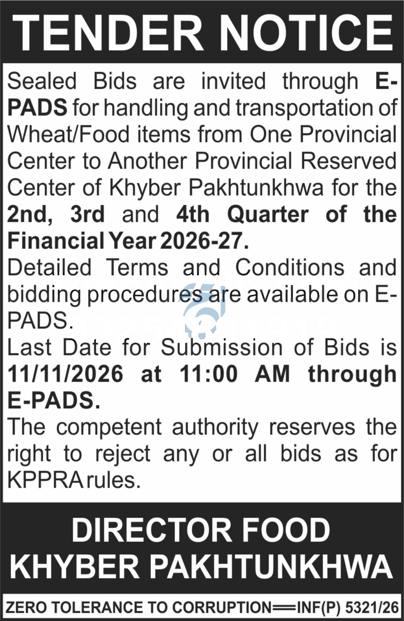Tender Document