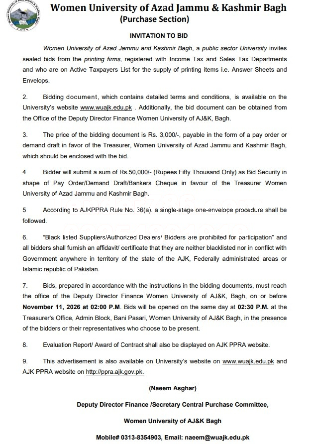 Tender Document