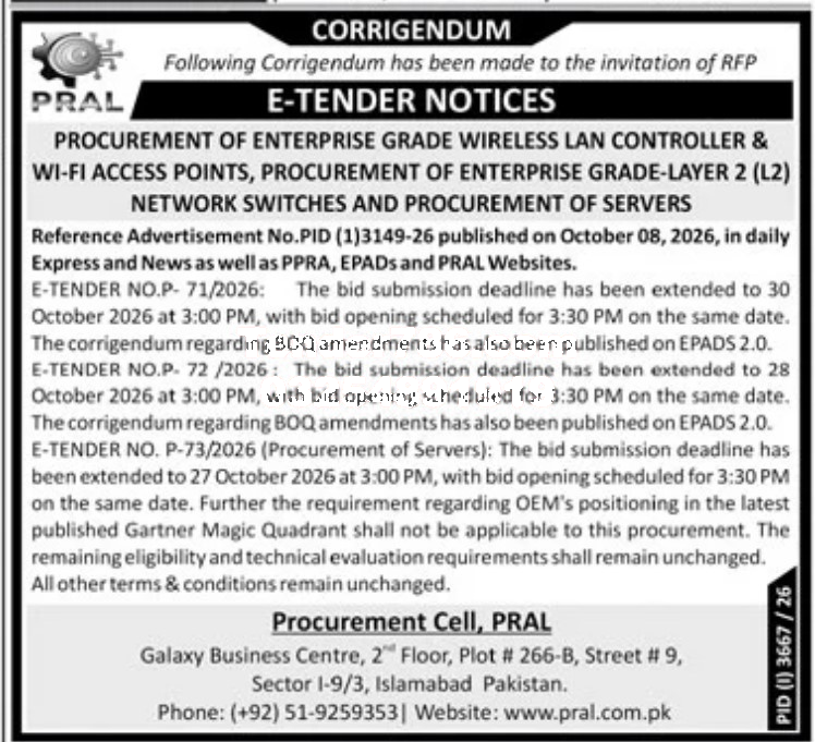 Tender Document