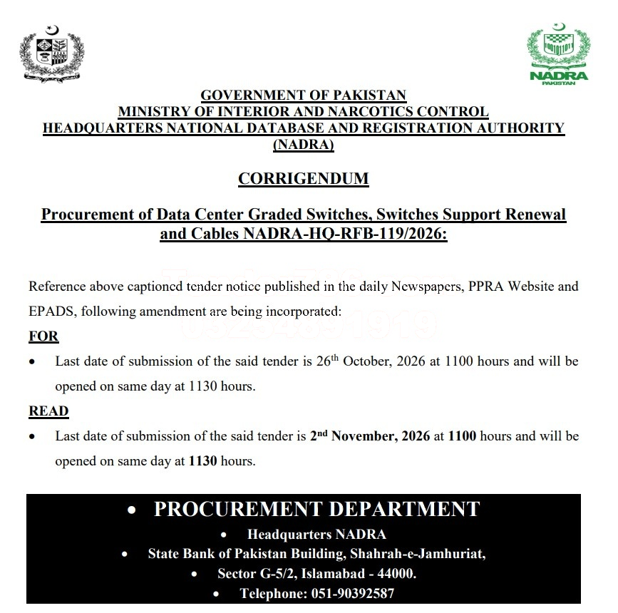 Tender Document