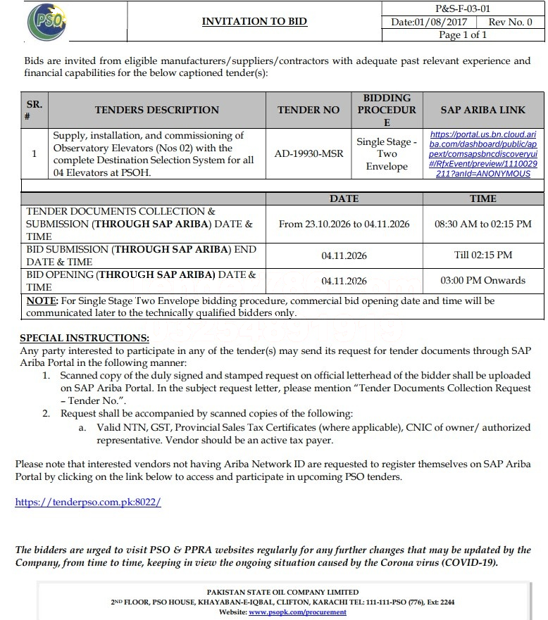 Tender Document