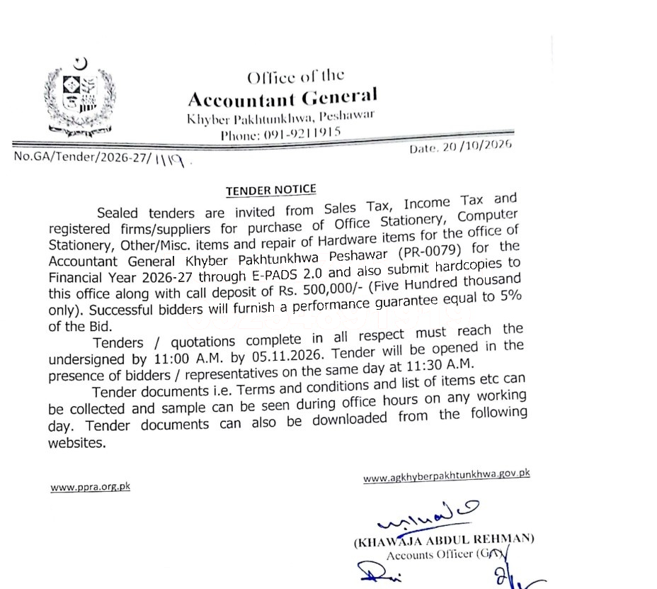 Tender Document