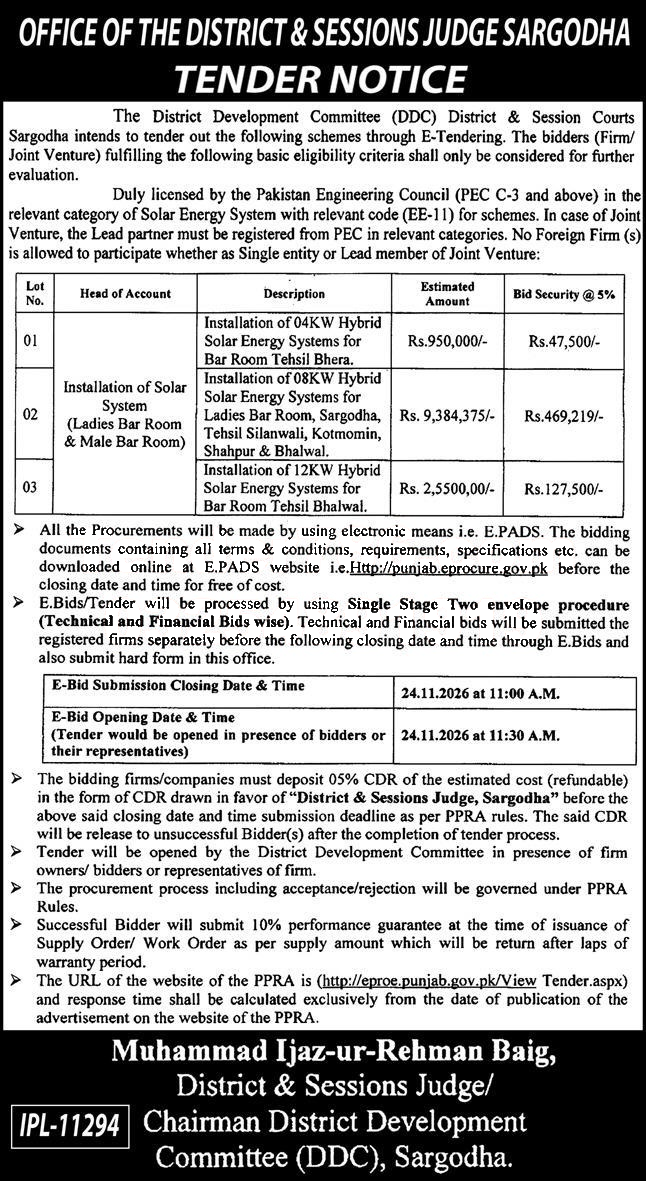 Tender Document
