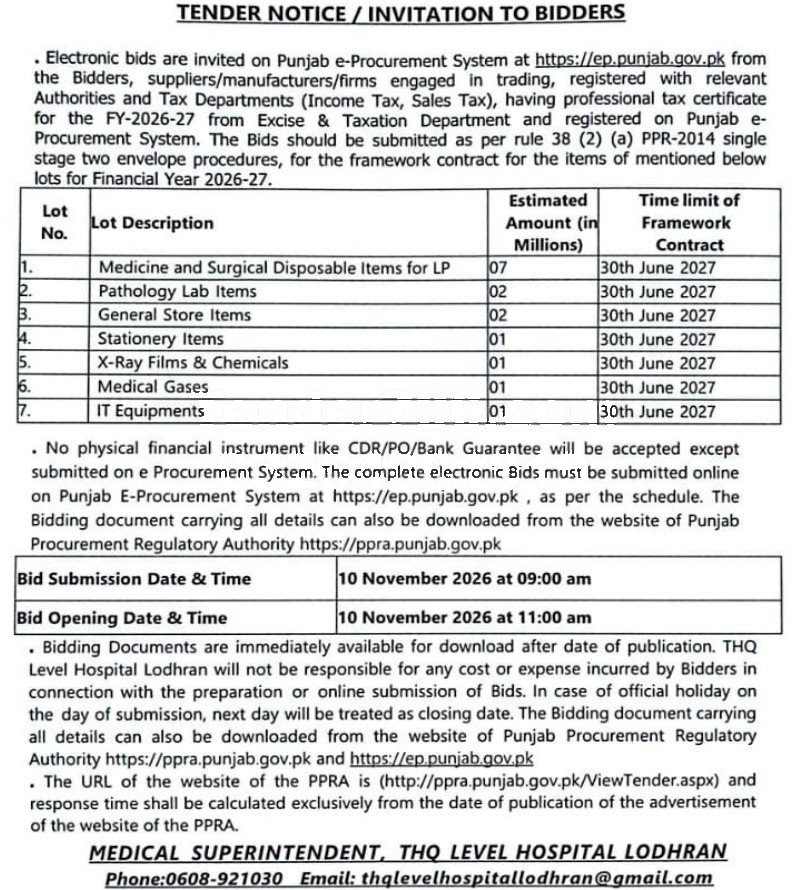 Tender Document