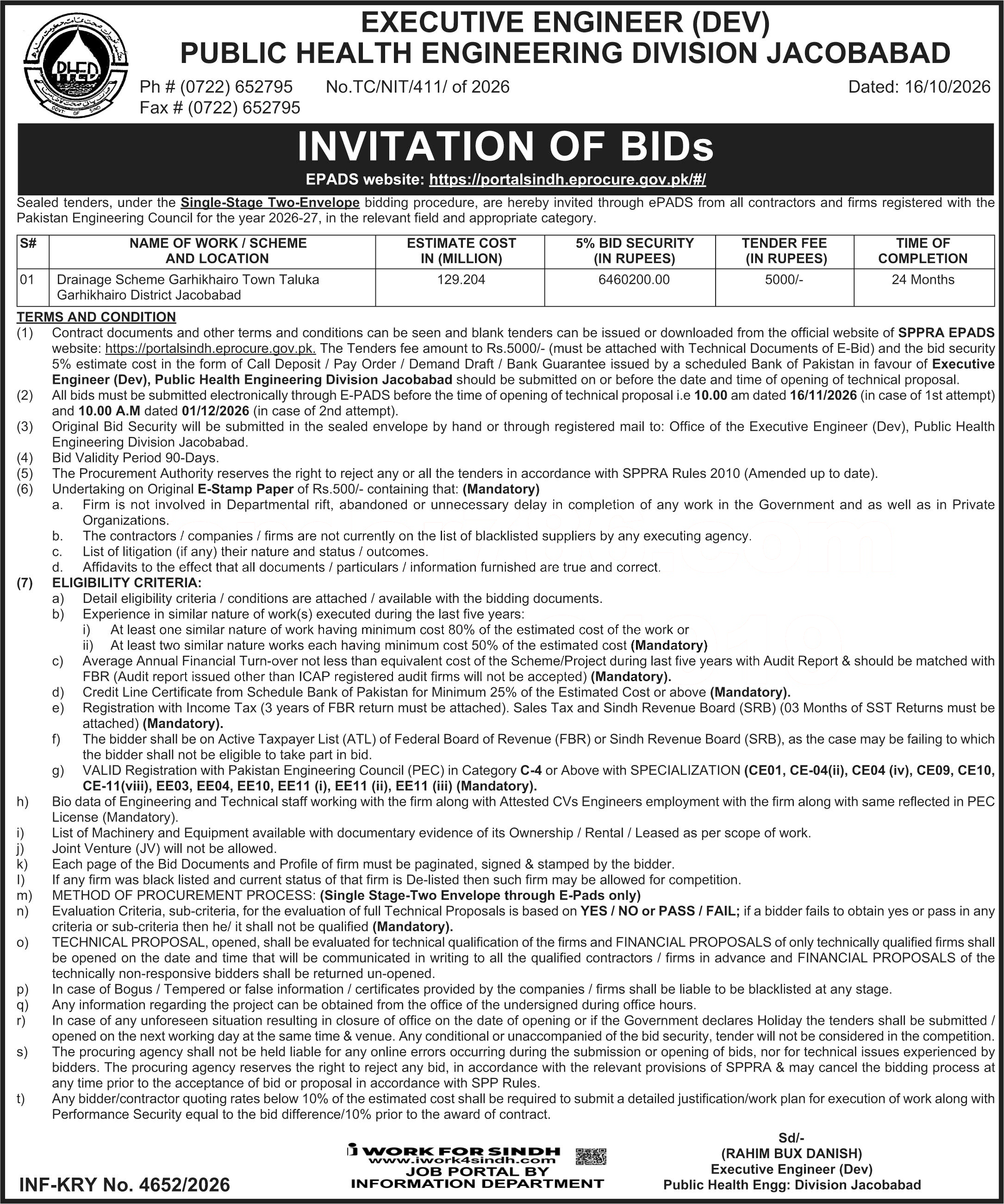 Tender Document