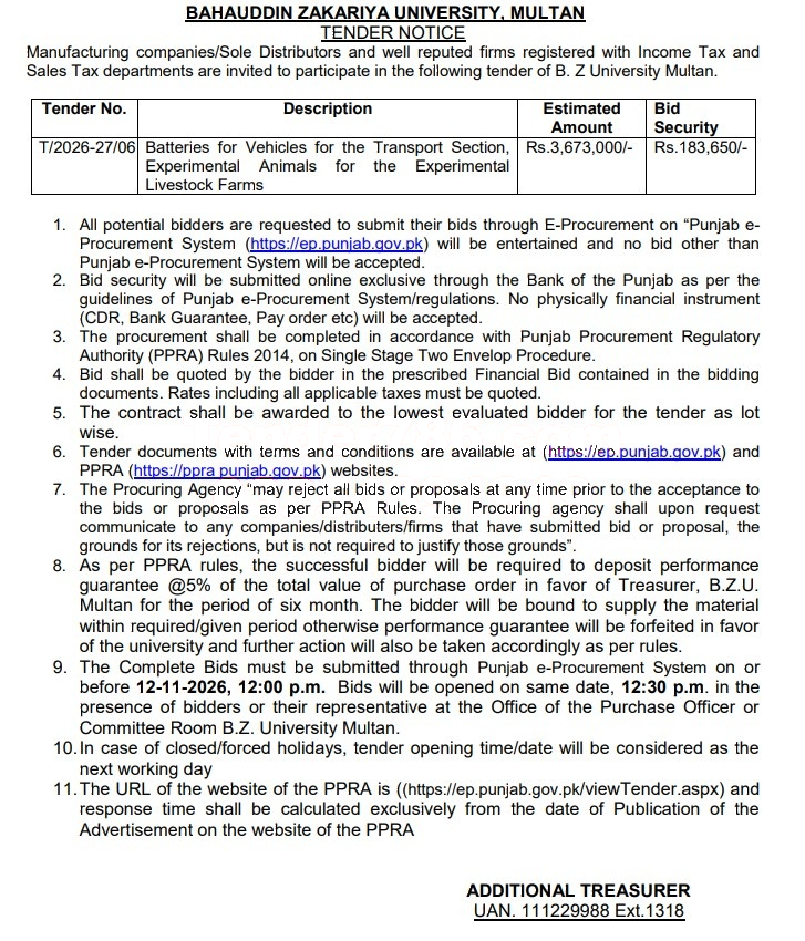 Tender Document