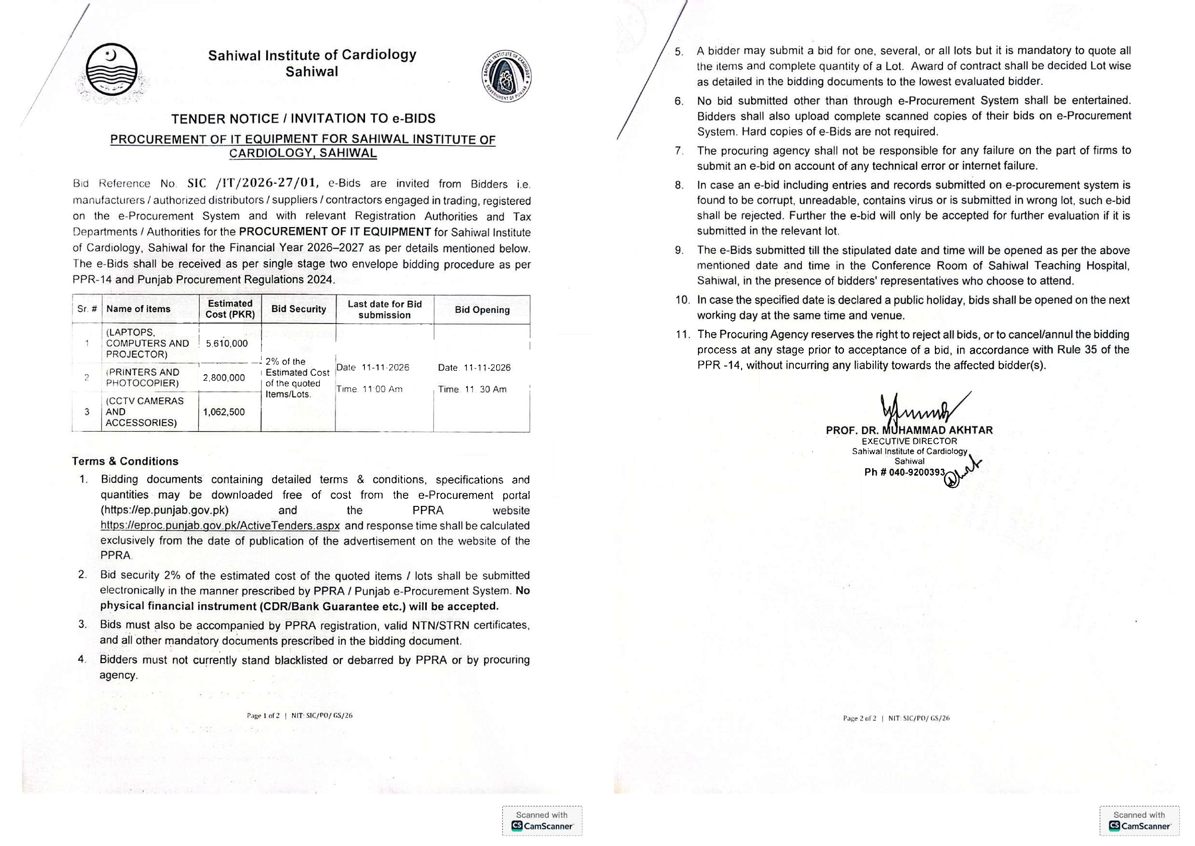 Tender Document