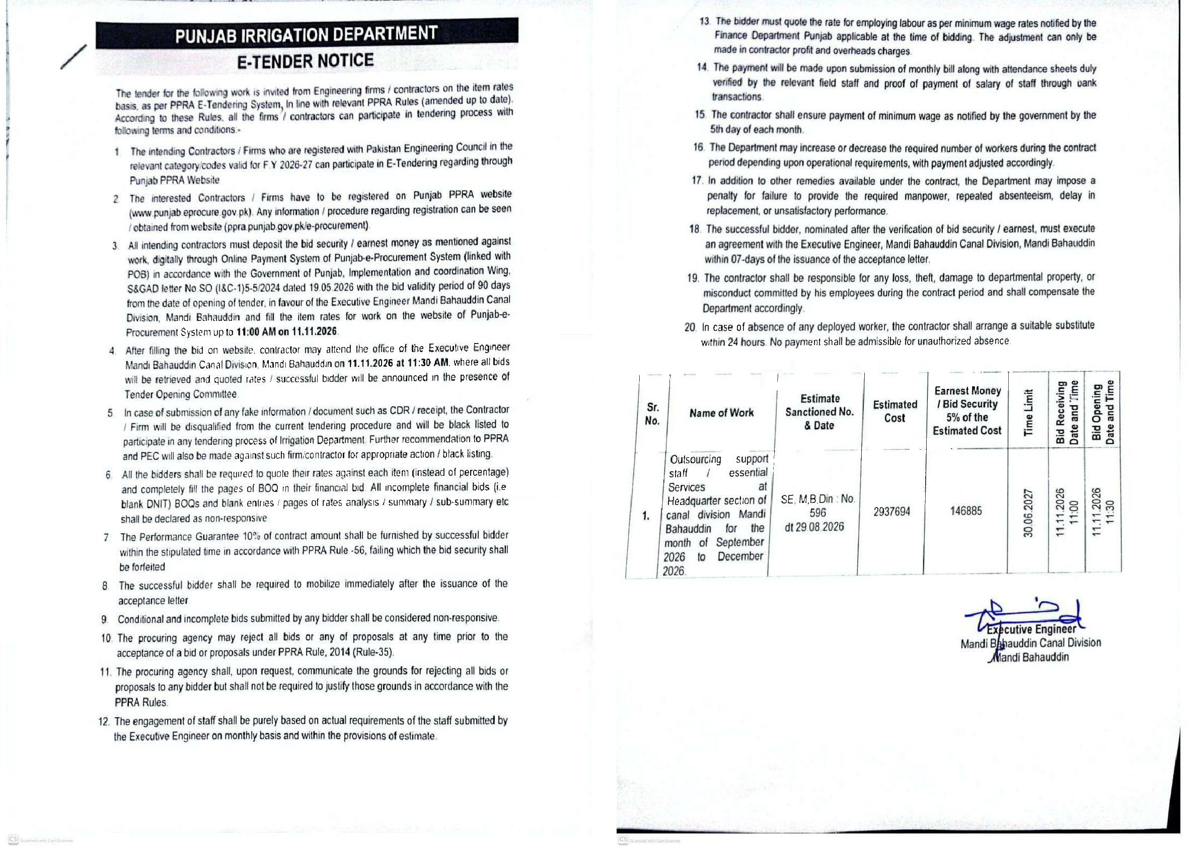 Tender Document