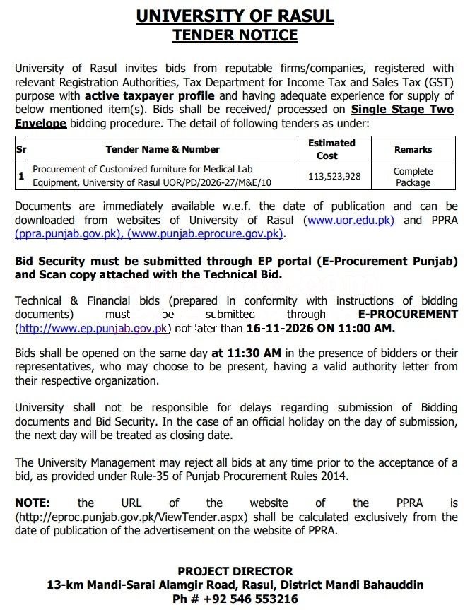Tender Document