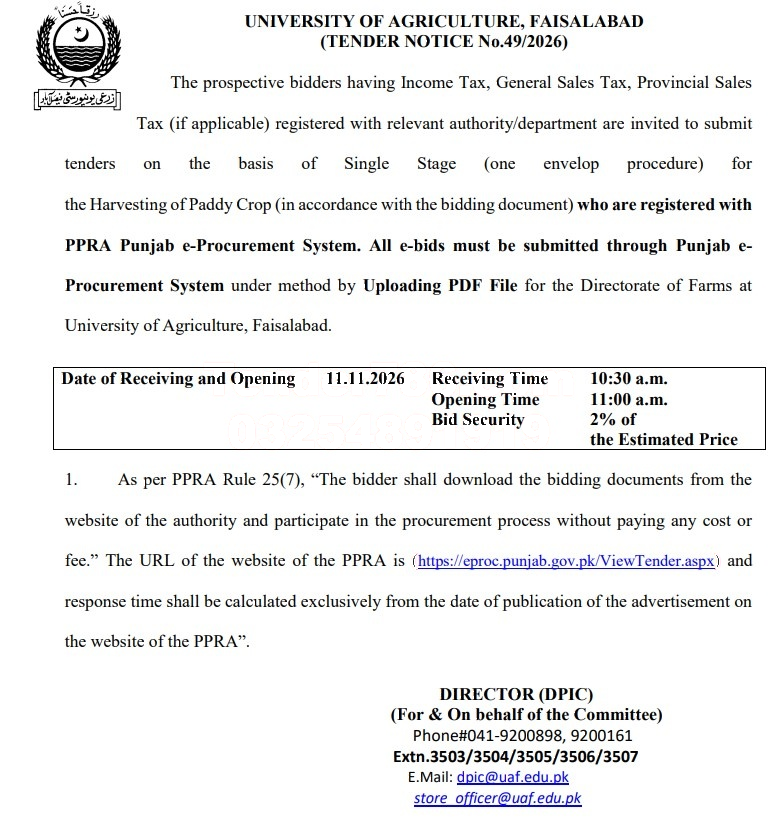 Tender Document