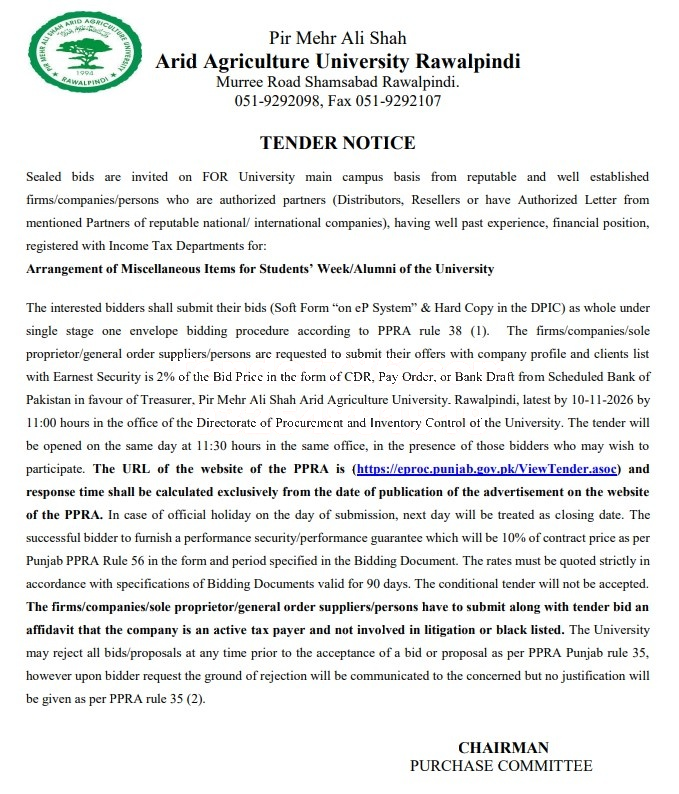 Tender Document