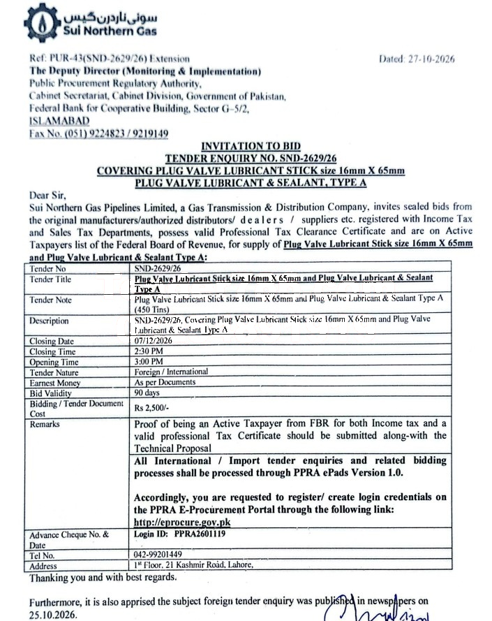 Tender Document