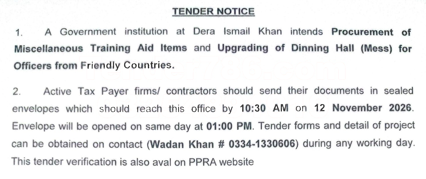 Tender Document