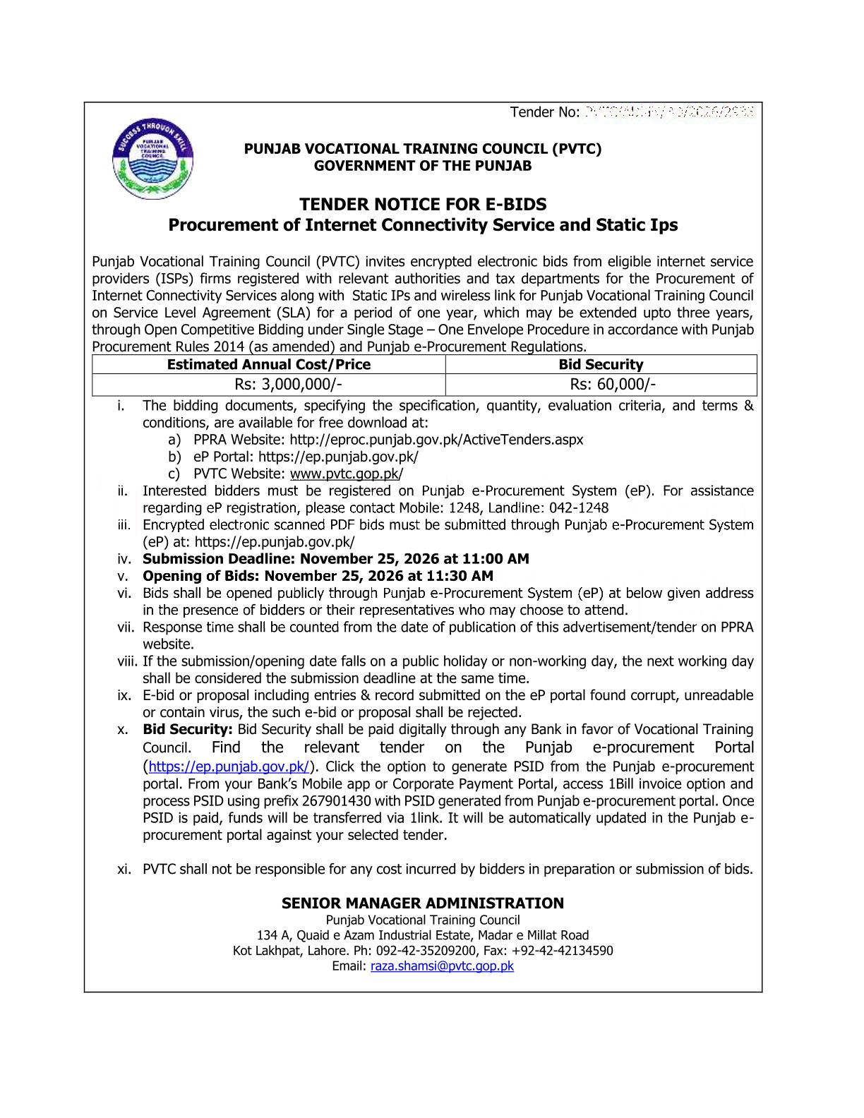 Tender Document