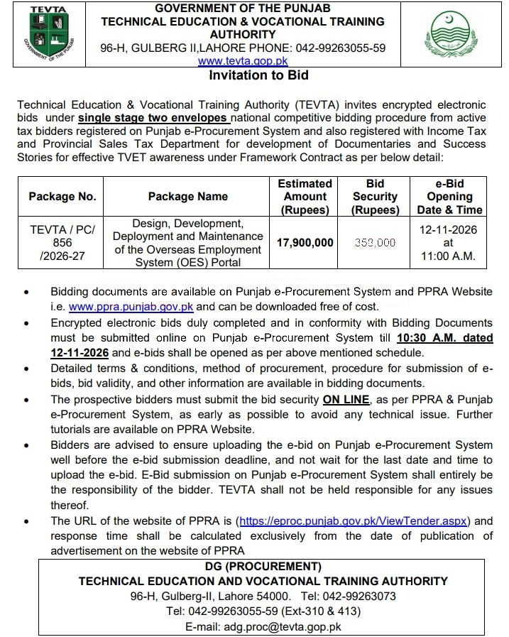 Tender Document