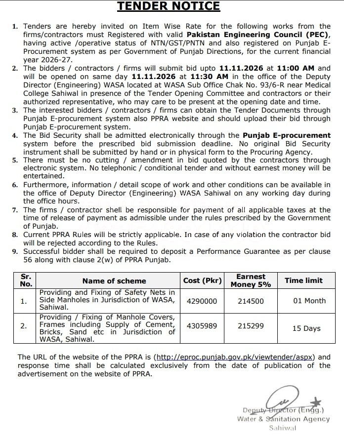 Tender Document