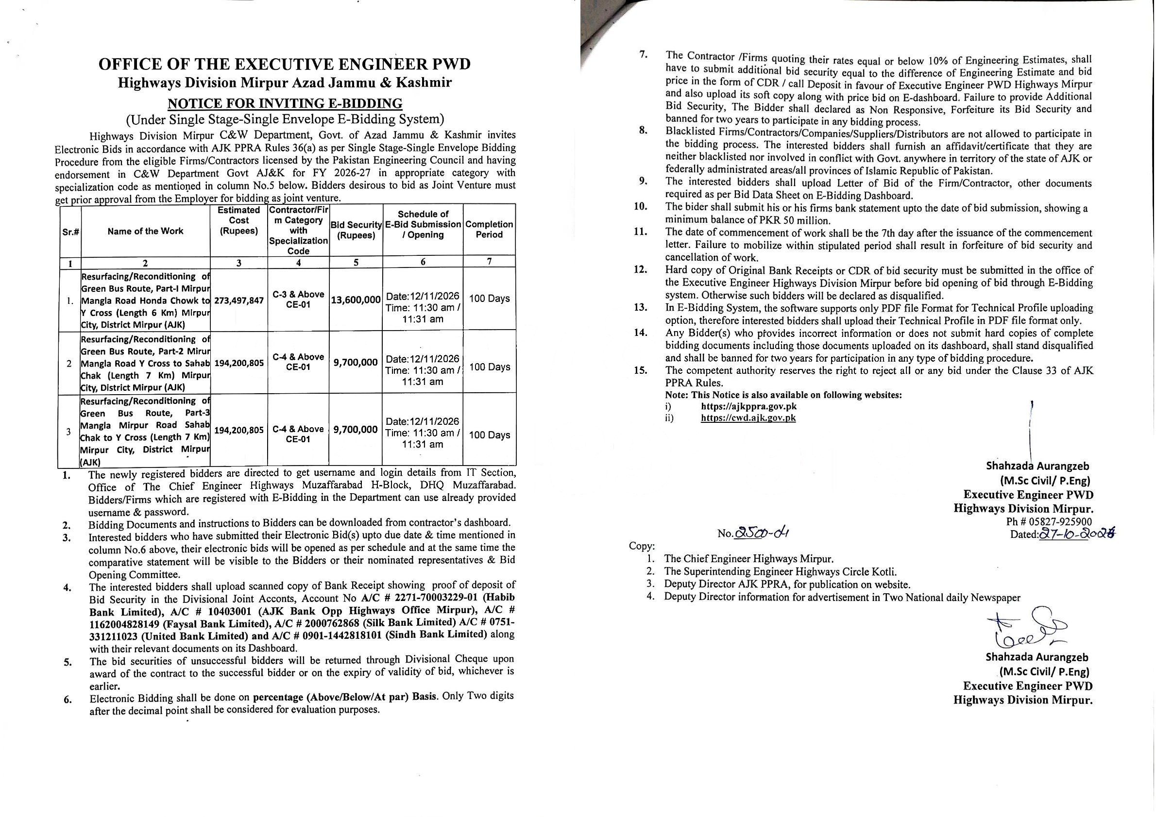 Tender Document
