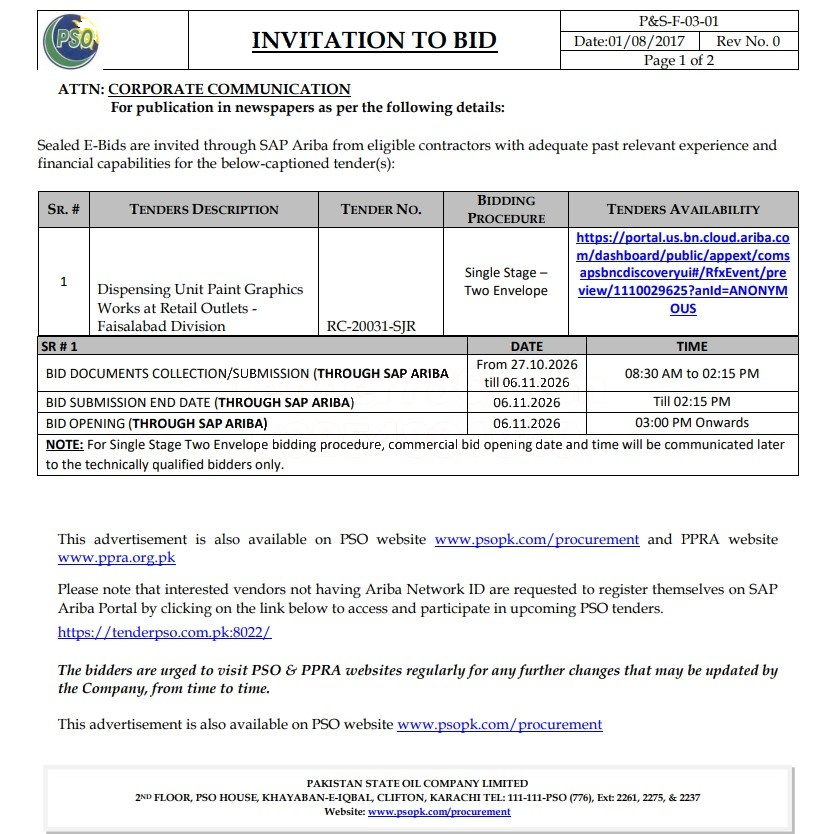 Tender Document