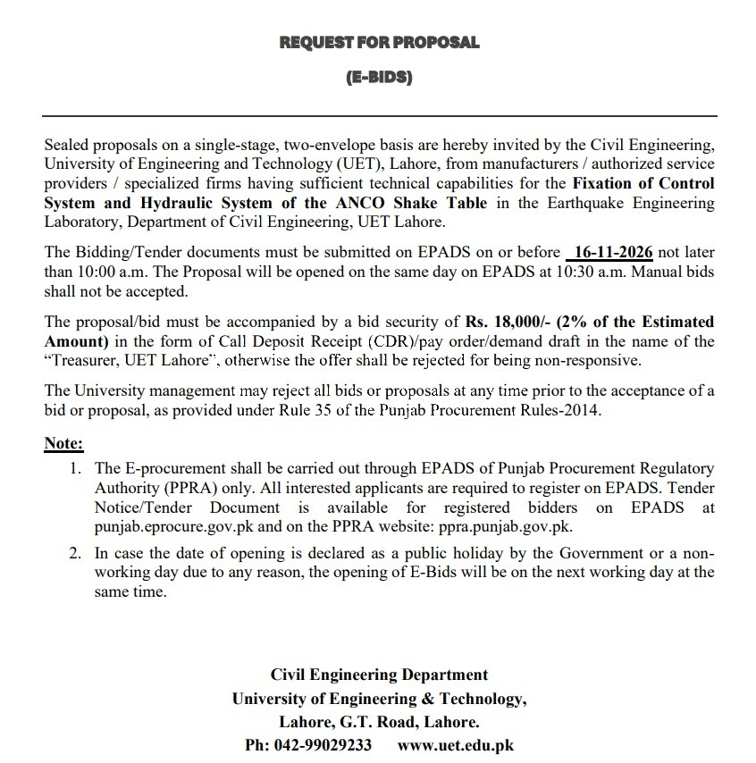 Tender Document