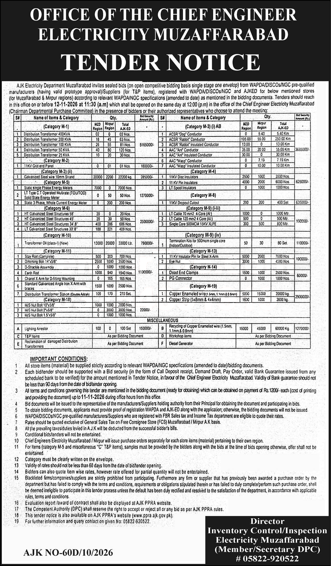 Tender Document