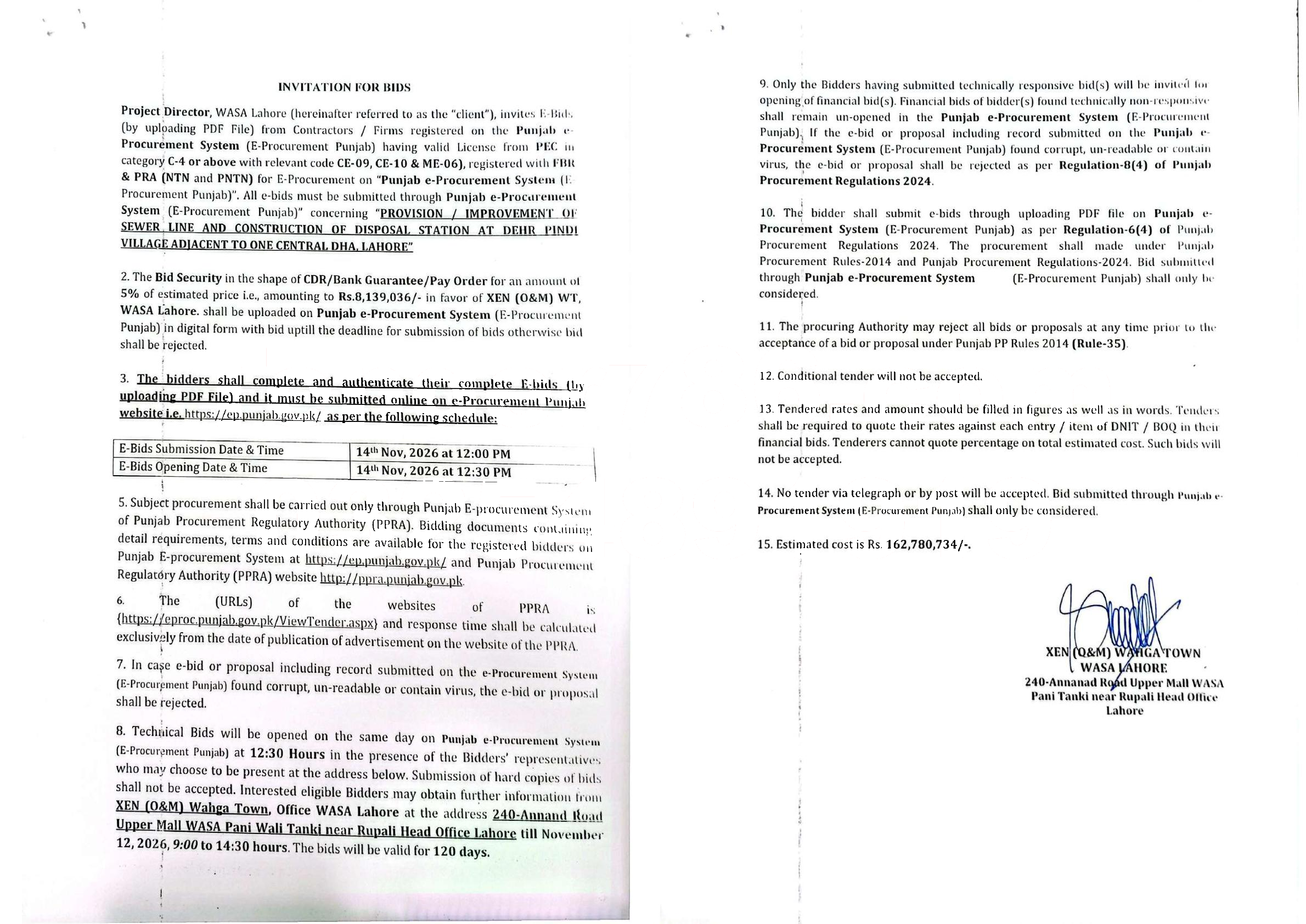 Tender Document