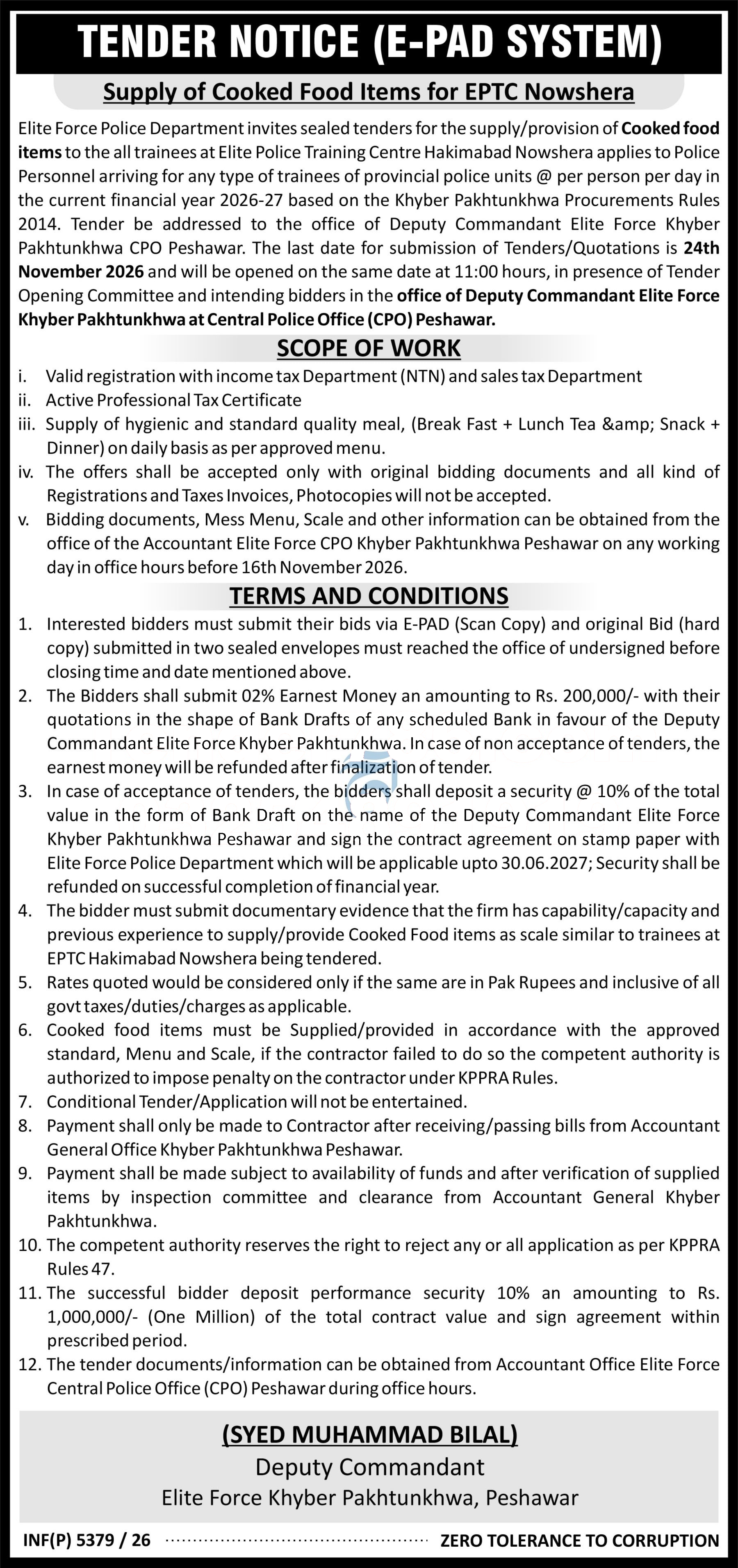 Tender Document