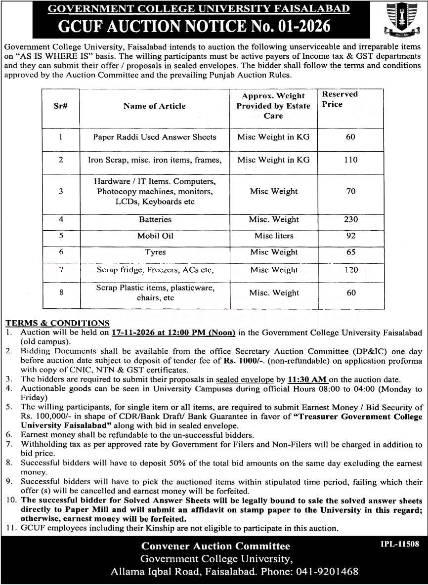 Tender Document