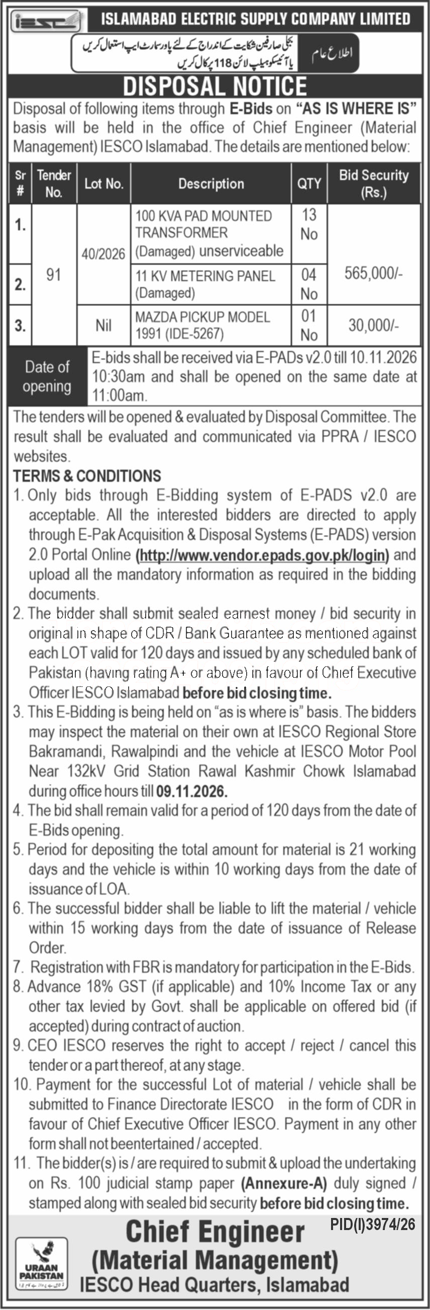Tender Document