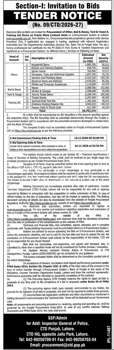 Tender Document