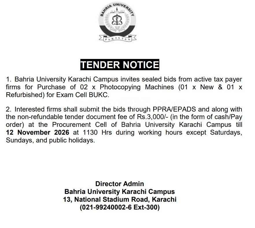Tender Document