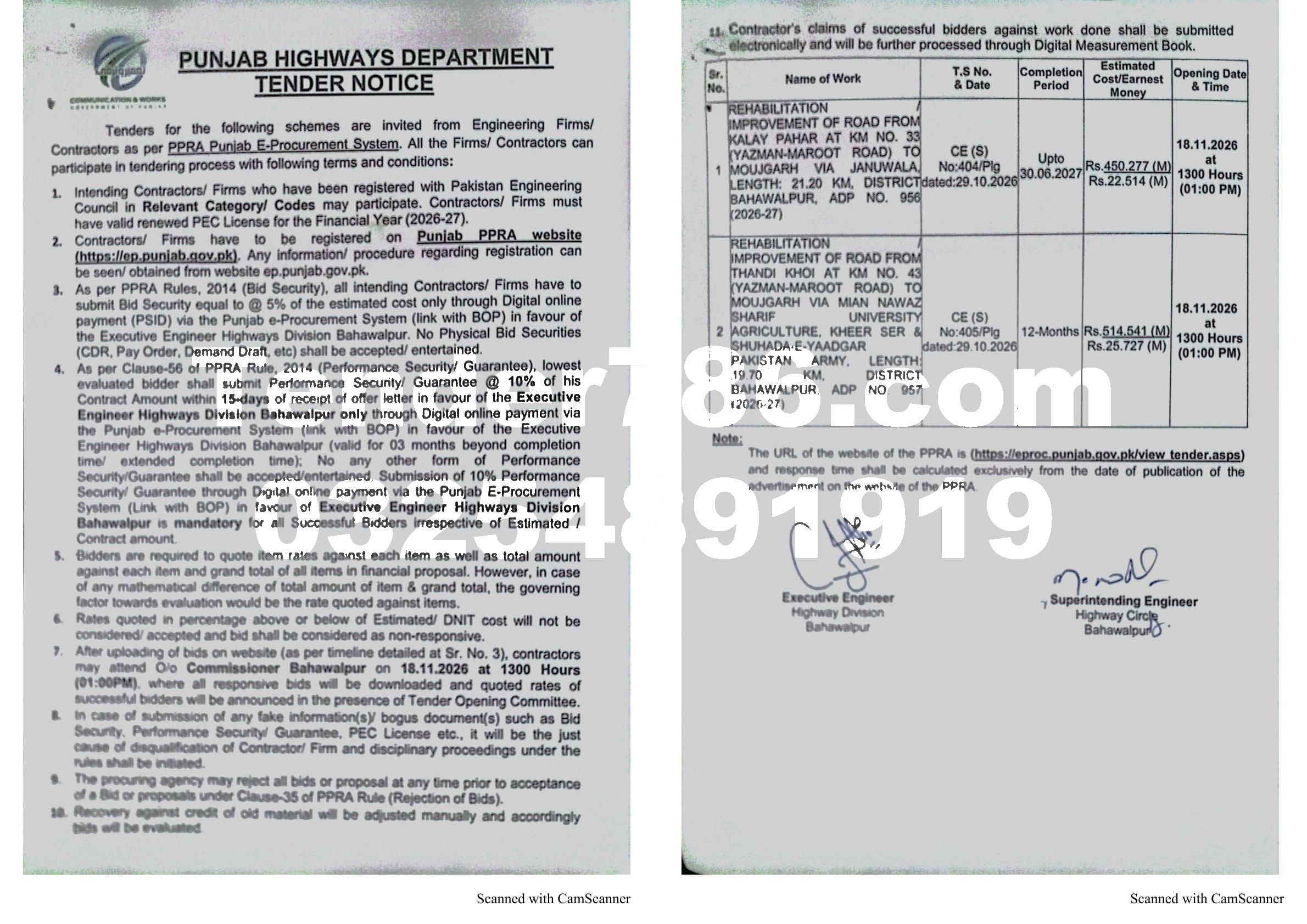 Tender Document