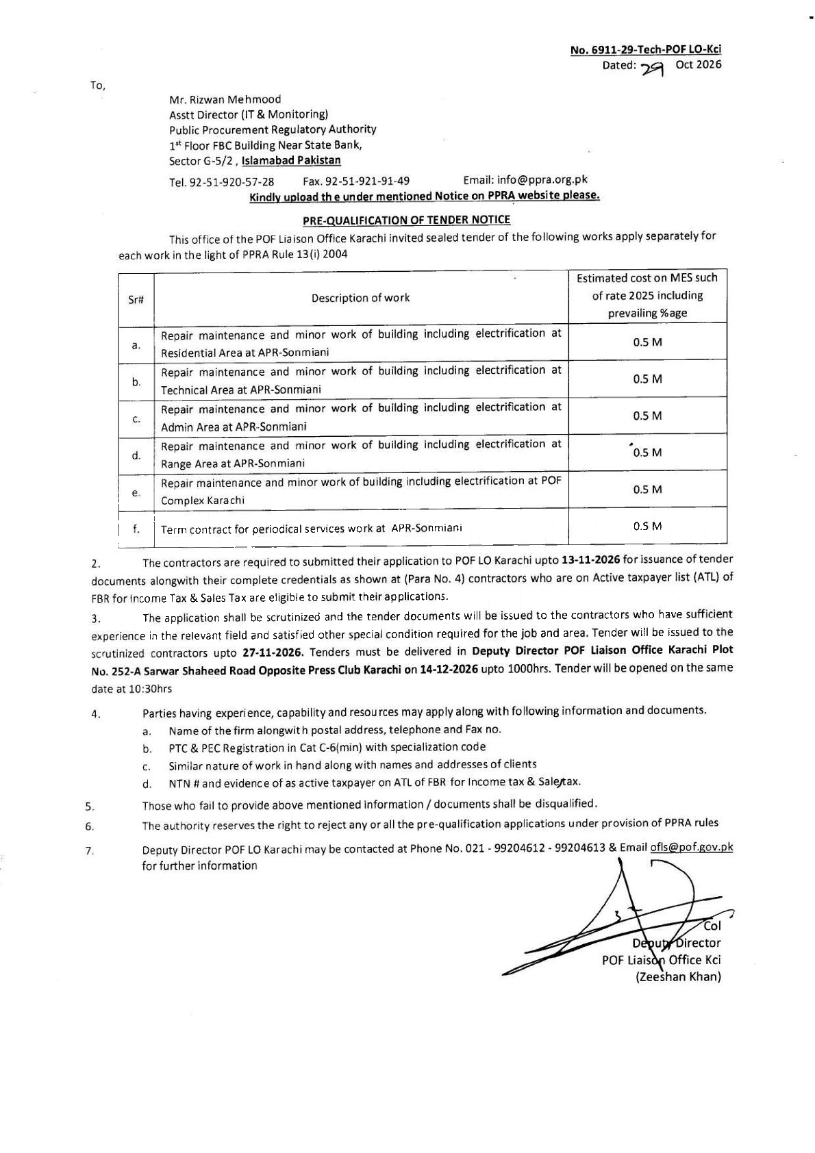 Tender Document