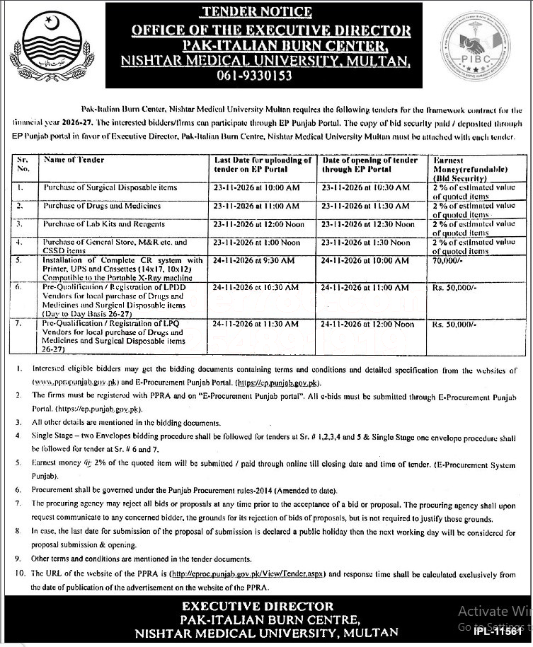 Tender Document