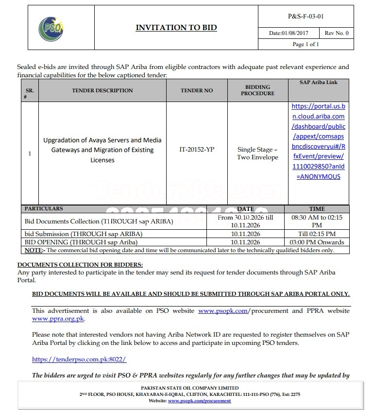 Tender Document