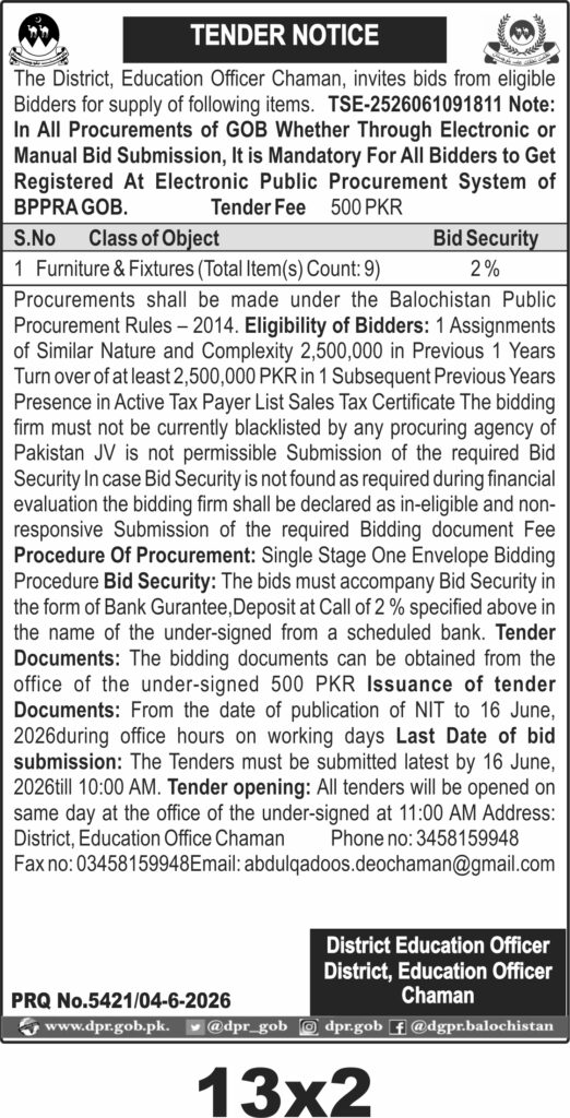 Tender Document