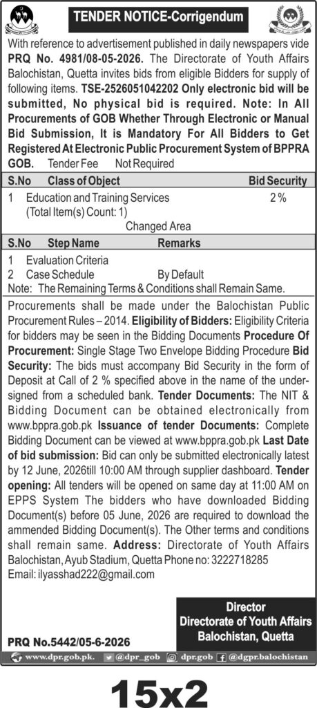 Tender Document