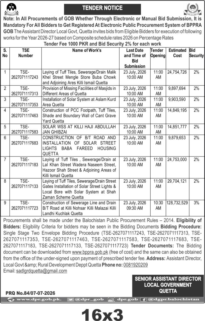 Tender Document