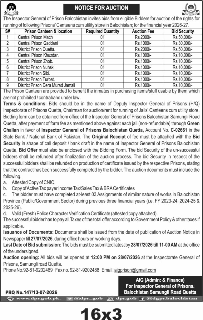 Tender Document
