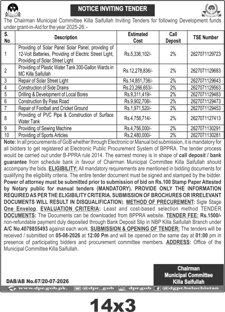 Tender Document